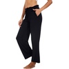 image:imageWiWi Pajama Pants for Women Viscose from Bamboo Super Soft Wide Leg Cooling Sweatpants Drawstring Bottoms Sleep Pj Pant SXXLDblack