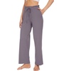 image:imageWiWi Pajama Pants for Women Viscose from Bamboo Super Soft Wide Leg Cooling Sweatpants Drawstring Bottoms Sleep Pj Pant SXXLDpurplish Grey