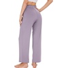 image:imageWiWi Pajama Pants for Women Viscose from Bamboo Super Soft Wide Leg Cooling Sweatpants Drawstring Bottoms Sleep Pj Pant SXXLDviolet