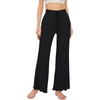 image:imageWiWi Pajama Pants for Women Viscose from Bamboo Super Soft Wide Leg Cooling Sweatpants Drawstring Bottoms Sleep Pj Pant SXXLEblack