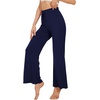 image:imageWiWi Pajama Pants for Women Viscose from Bamboo Super Soft Wide Leg Cooling Sweatpants Drawstring Bottoms Sleep Pj Pant SXXLEnavy