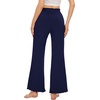 image:imageWiWi Pajama Pants for Women Viscose from Bamboo Super Soft Wide Leg Cooling Sweatpants Drawstring Bottoms Sleep Pj Pant SXXLEnavy