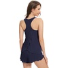 image:imageWiWi Pajama Set for Women Sexy Sleeveless Tops Pjs Viscose from Bamboo Soft Ribbed Fabric Racerback Sleepwear SXXLAnavy