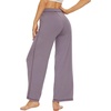 image:imageWiWi Pajamas Pants for Women Wide Leg Long Bottoms Bamboo Viscose Casual Loose Sweatpants High Waist Joggers SXXLAviolet