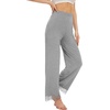 image:imageWiWi Pajamas Pants for Women Wide Leg Long Bottoms Bamboo Viscose Casual Loose Sweatpants High Waist Joggers SXXLBheather Grey