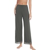 image:imageWiWi Pajamas Pants for Women Wide Leg Long Bottoms Bamboo Viscose Casual Loose Sweatpants High Waist Joggers SXXLBiron Grey