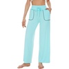 image:imageWiWi Pajamas Pants for Women Wide Leg Long Bottoms Bamboo Viscose Casual Loose Sweatpants High Waist Joggers SXXLCaqua