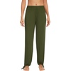 image:imageWiWi Pajamas Pants for Women Wide Leg Long Bottoms Bamboo Viscose Casual Loose Sweatpants High Waist Joggers SXXLDarmy Green