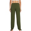 image:imageWiWi Pajamas Pants for Women Wide Leg Long Bottoms Bamboo Viscose Casual Loose Sweatpants High Waist Joggers SXXLDarmy Green