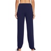 image:imageWiWi Pajamas Pants for Women Wide Leg Long Bottoms Bamboo Viscose Casual Loose Sweatpants High Waist Joggers SXXLDnavy