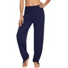 image:imageWiWi Pajamas Pants for Women Wide Leg Long Bottoms Bamboo Viscose Casual Loose Sweatpants High Waist Joggers SXXLDnavy
