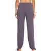 image:imageWiWi Pajamas Pants for Women Wide Leg Long Bottoms Bamboo Viscose Casual Loose Sweatpants High Waist Joggers SXXLDpurplish Grey