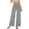 image:imageWiWi Pajamas Pants for Women Wide Leg Long Bottoms Bamboo Viscose Casual Loose Sweatpants High Waist Joggers SXXLEheather Grey