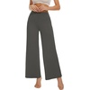 image:imageWiWi Pajamas Pants for Women Wide Leg Long Bottoms Bamboo Viscose Casual Loose Sweatpants High Waist Joggers SXXLEiron Grey