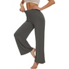 image:imageWiWi Pajamas Pants for Women Wide Leg Long Bottoms Bamboo Viscose Casual Loose Sweatpants High Waist Joggers SXXLEiron Grey