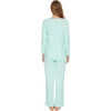 image:imageWiWi Pajamas Set for Women Super Soft Long Sleeve Pj Cooling Sleepwear Lounge Sets Loungewear Viscose from Bamboo SXXLAaqua