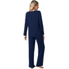 image:imageWiWi Pajamas Set for Women Super Soft Long Sleeve Pj Cooling Sleepwear Lounge Sets Loungewear Viscose from Bamboo SXXLBnavy