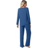 image:imageWiWi Pajamas Set for Women Super Soft Long Sleeve Pj Cooling Sleepwear Lounge Sets Loungewear Viscose from Bamboo SXXLBprussian Blue