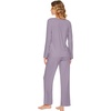image:imageWiWi Pajamas Sets for Women Soft Long Sleeve Tops and Pants Sleepwear Ladies Pjs Viscose from Bamboo Pj SXXLBviolet