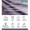 image:imageWiWi Pajamas Sets for Women Soft Long Sleeve Tops and Pants Sleepwear Ladies Pjs Viscose from Bamboo Pj SXXLBviolet