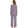 image:imageWiWi Pajamas Sets for Women Soft Long Sleeve Tops and Pants Sleepwear Ladies Pjs Viscose from Bamboo Pj SXXLCviolet