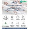 image:imageWiWi Pajamas for Women Bamboo Viscose Soft Ribbed Sleepwear Button Down Top and Pants 2 Piece Loungewear SXXLAfloral
