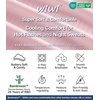 image:imageWiWi Pajamas for Women Bamboo Viscose Soft Ribbed Sleepwear Button Down Top and Pants 2 Piece Loungewear SXXLApink