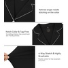 image:imageWiWi Pajamas for Women Bamboo Viscose Soft Ribbed Sleepwear Button Down Top and Pants 2 Piece Loungewear SXXLBblack