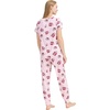 image:imageWiWi Pajamas for Women Soft Pajama Sets Short Sleeve Tops with Jogger Pants Viscose from Bamboo Pjs SXXLAcoffee Cup