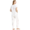 image:imageWiWi Pajamas for Women Soft Pajama Sets Short Sleeve Tops with Jogger Pants Viscose from Bamboo Pjs SXXLAwhite Stars