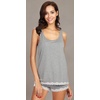 image:imageWiWi Pajamas for Women Super Soft Sleeveless Top with Shorts Cooling Pajama Sets Bamboo Viscose 2 Piece Sleepwear Set S4XAheather Grey