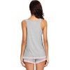 image:imageWiWi Pajamas for Women Super Soft Sleeveless Top with Shorts Cooling Pajama Sets Bamboo Viscose 2 Piece Sleepwear Set S4XAlight Heather GreyPink