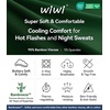 image:imageWiWi Pajamas for Women Super Soft Sleeveless Top with Shorts Cooling Pajama Sets Bamboo Viscose 2 Piece Sleepwear Set S4XBdark Green
