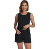 image:imageWiWi Pajamas for Women Tank Top Pajama Set Sleeveless Viscose from Bamboo Sleepwear Soft Shorts Pjs Sets Pj Loungewear SXXLBlack