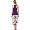 image:imageWiWi Pajamas for WomenViscose Made from Bamboo Sleeveless Pjs Tank Top Capri Pants Pajama Set SXXLBdark PurplePumpkin