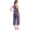 image:imageWiWi Pajamas for WomenViscose Made from Bamboo Sleeveless Pjs Tank Top Capri Pants Pajama Set SXXLBlavender