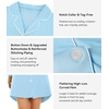 image:imageWiWi Soft Cooling Nightgowns for Women Bamboo Viscose Long Sleeve Sleep Shirt Button Down Sleepwear Boyfriend Gown SXXLApale Blue