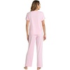 image:imageWiWi Soft Pajama Set for Women Short Sleeve Viscose from Bamboo Sleepwear Lightweight Loose Pajamas Pjs Sets SXXLDpink