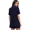 image:imageWiWi Soft Pajamas Set for Women Button Down Short Pajama Sets Plus Size Pjs Sleepwear Viscose from Bamboo S4XAnavy