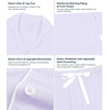 image:imageWiWi Soft Pajamas Set for Women Button Down Short Pajama Sets Plus Size Pjs Sleepwear Viscose from Bamboo S4XApastel Purple