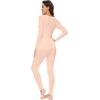 image:imageWiWi Soft Underwear for Women Thermal Long Johns Sets Super Warm Base Layer Top Pants Pajamas Set Viscose from Bamboo S3XAbeige
