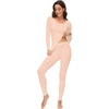 image:imageWiWi Soft Underwear for Women Thermal Long Johns Sets Super Warm Base Layer Top Pants Pajamas Set Viscose from Bamboo S3XAbeige