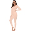 image:imageWiWi Soft Underwear for Women Thermal Long Johns Sets Super Warm Base Layer Top Pants Pajamas Set Viscose from Bamboo S3XAbeige