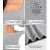 image:imageWiWi Soft Underwear for Women Thermal Long Johns Sets Super Warm Base Layer Top Pants Pajamas Set Viscose from Bamboo S3XAheather Grey
