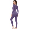 image:imageWiWi Soft Underwear for Women Thermal Long Johns Sets Super Warm Base Layer Top Pants Pajamas Set Viscose from Bamboo S3XAlavender