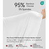 image:imageWiWi Soft Underwear for Women Thermal Long Johns Sets Super Warm Base Layer Top Pants Pajamas Set Viscose from Bamboo S3XApure White