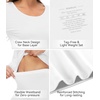 image:imageWiWi Soft Underwear for Women Thermal Long Johns Sets Super Warm Base Layer Top Pants Pajamas Set Viscose from Bamboo S3XApure White