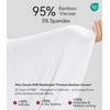 image:imageWiWi Soft Underwear for Women Thermal Long Johns Sets Super Warm Base Layer Top Pants Pajamas Set Viscose from Bamboo S3XAraw White