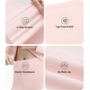 image:imageWiWi Soft Underwear for Women Thermal Long Johns Sets Super Warm Base Layer Top Pants Pajamas Set Viscose from Bamboo S3XBcream Pink