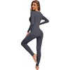 image:imageWiWi Soft Underwear for Women Thermal Long Johns Sets Super Warm Base Layer Top Pants Pajamas Set Viscose from Bamboo S3XCcharcoal
